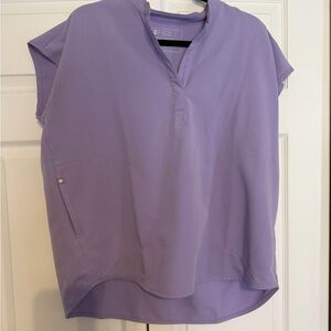 FIGS Lavender Rafaela Oversized Scrub Top